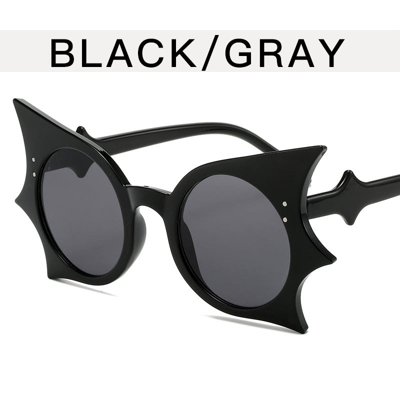 Wholesale Bat Hip Hop Funny Butterfly PC Sunglasses